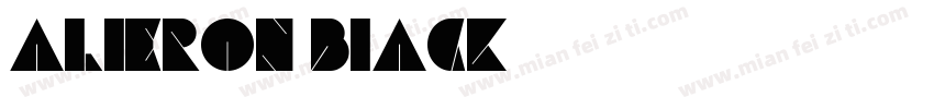 alieron biack字体转换